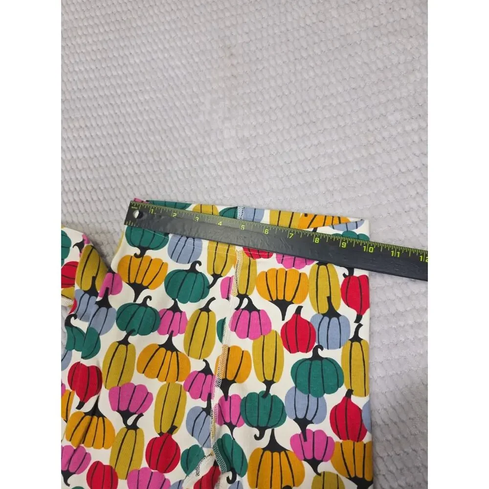 Hanna Andersson Pajama Set Kids 130 US 8 Pumpkin Print 2 Piece Set